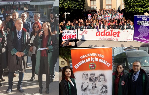 Adalet Nöbeti bu kez Adana'da kadınlar için tutuldu